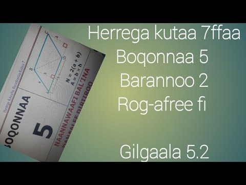 Herrega Kutaa 7ffaa Boqonnaa 5 Barannoo 2 Danaalee Rog Afree Fi Gilgaala 5 2 Herrega Kutaa 7ffaa Boqonnaa 5 Barannoo 2 Danaalee Rog Afree Fi Gilgaala 5 2