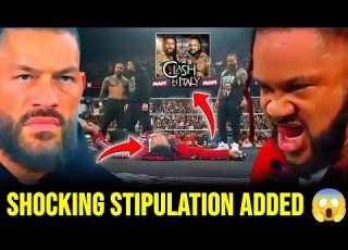 Holy Sh T Shocking STIPULATION Roman Reigns Vs Jacob Fatu WWE Clash In Italy 2026 Tribal Combat