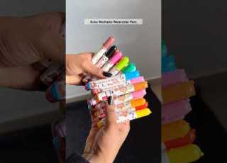 Cutest Bubu Washable Watercolor Pens Stationery Stationary Pens Watercolor Colorpens