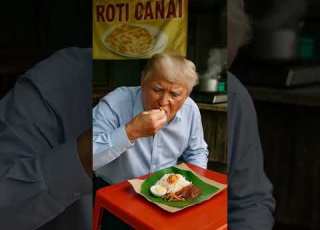 POV Trump Eats Nasi Lemak With His Hands For The First Time