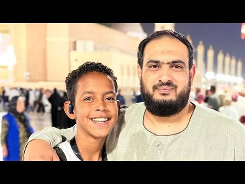 حصري 2025 أتينا للهادي ودخلت من باب السلام لكروان المديح علي ابوالدهب الاسواني من مسجد رسول الله ﷺ