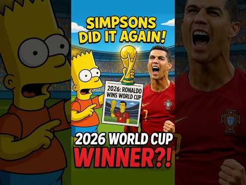 Simpsons Predict Ronaldo Will Win 2026 World Cup At Age 41