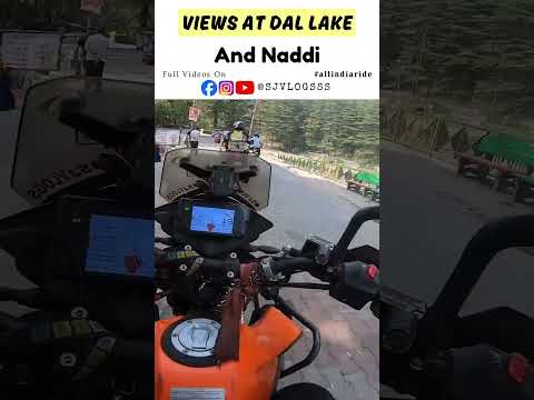 126 Views At Dal Lake And Naddi Allindiaride Indiabikeride Sjvlogs