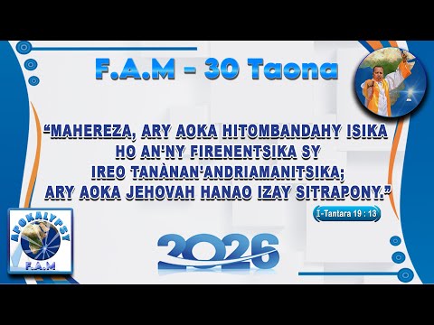 Fotoam Bavaka Apokalypsy Sabata 21 Martsa 2026 F A M Ambohimangakely Fotoam Bavaka Apokalypsy Sabata 21 Martsa 2026 F A M Ambohimangakely