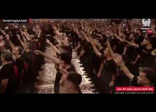  باسم الكربلائي قصيدة يا سلطان الروح في صحن الإمام علي بن موسى الرضا ايران في ذكرى استشهاده