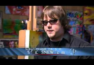 Blind Artist Paints With Imagination