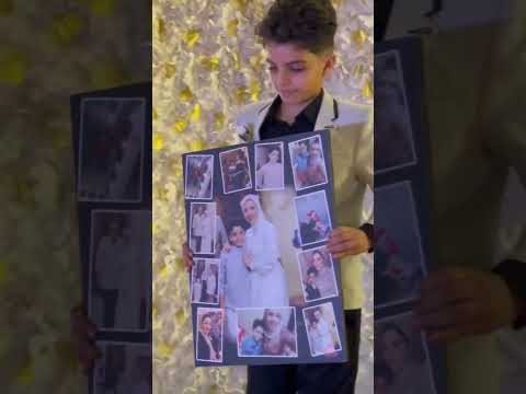 اصغر طفل يفاجئ اخته يوم زفافها