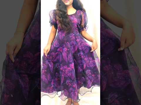 Organza Frock Design Youtube Diy Shorts Trending