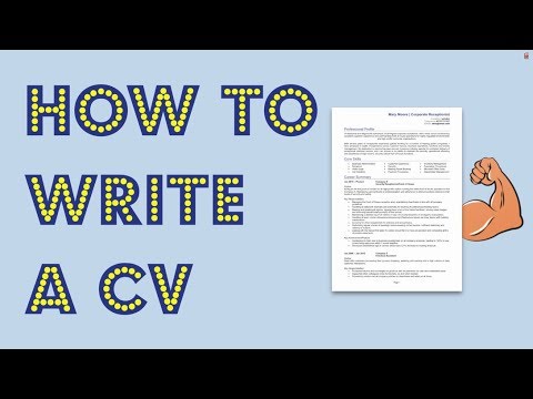 How To Write A CV Get Noticed By Employers