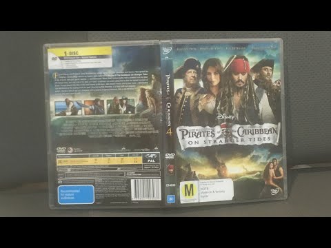 Opening And Closing To Pirates Of The Caribbean On Stranger Tides Disney DVD Australia 2011