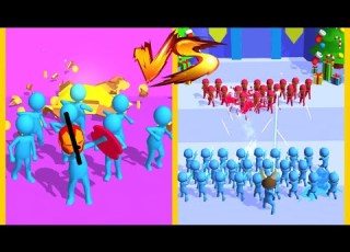 Gun Clash 3D Vs Join Clash 3D Gameplay Walkthrough Part 15 Level 1 9999 All Level IOS Android