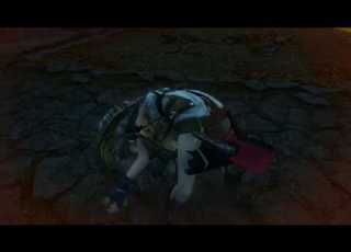  ライトニング 背骨を砕かれる Sekiro Ryona