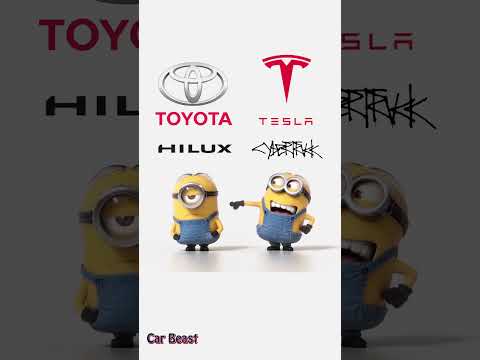 Tesla Cybertruck Vs Toyota Hilux Minions Style Tiktok Status Funny Hilux Cybertruck