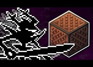 Black Knife Roaring Knight S Theme Deltarune Chapter 3 Minecraft Note Block Cover