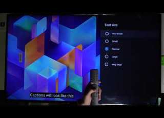 How To Turn On Off Customize Captions In Xiaomi Mi LED TV P1