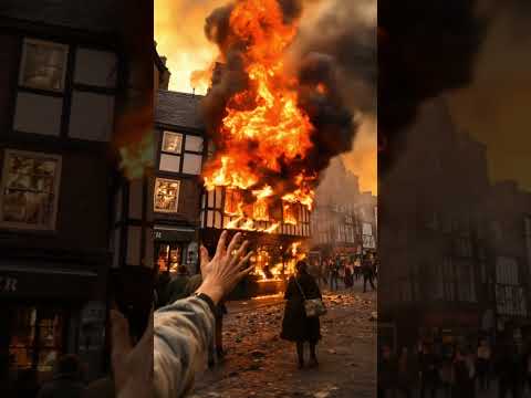 POV You Wake Up In The Great Fire Of London In 1666 A D Ai History Pov Foryoupage Fyp
