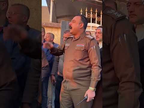 هاذه يمنه صارت عركة واجو الشرطة متاخرين