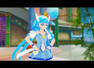  MMD Precure Cure Beauty Cure Sunny Cure March Cure Happy Cure Peach AOA Miniskirt Queendom Ver