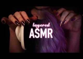  Layered ASMR Head Scratching Ear Attention Subtle Whispering Rain Ambience