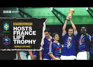 فرنسا تعود بكأس العالم إلى الديار البرازيل 0 3 فرنسا كأس العالم 1998 بي بي سي لكرة القدم
