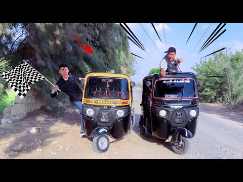 لما تزوغ من المدرسه و تروح تعمل سباق تكاتك مع صحبك محمد عماد