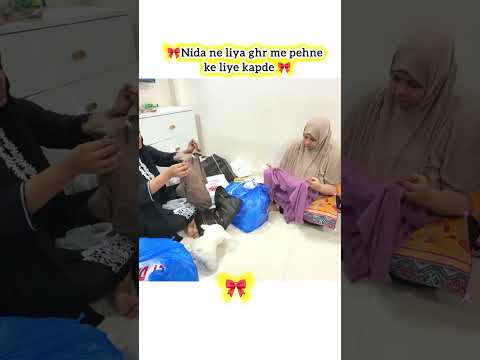 Nida Made Clothes For Me Nidakhan Trending Trendingshorts Sufyanandnida Sufiyankhan Zohaan