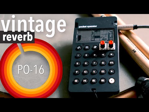 Pocket Operator PO 16 Factory Reverb By Valhalla VintageVerb