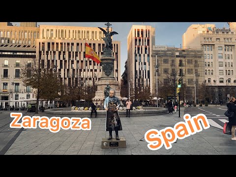 جولة في مدينة سرقسطة إسبانيا Zaragoza Spain