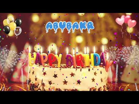 ABUBAKR Birthday Song Happy Birthday Abubakr