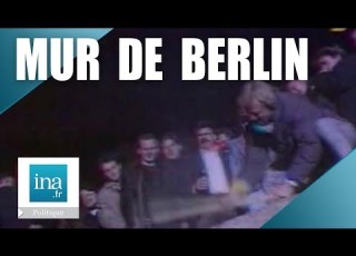  09 Novembre 1989 Le Mur De Berlin Est Détruit Par Les Allemands Archive INA