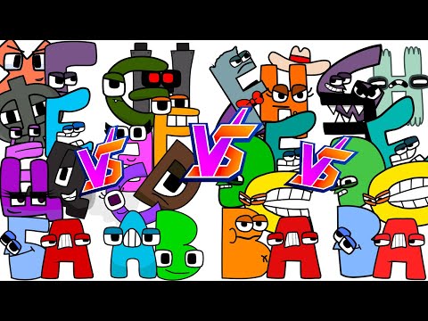 FILIPINO ALPHABET LORE Vs RALR Vs SPANISH Vs ENGLISH ALPHABET LORE COMPLETE EDITION 1 A H X