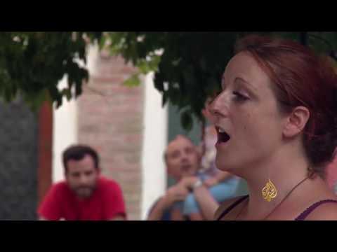 عروض تمثيلية لقصة تاجر البندقية بفينيسيا الإيطالية