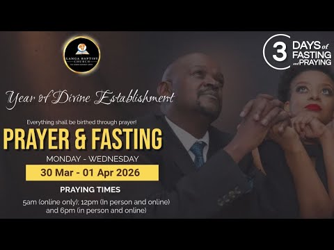 3 Days Of Prayer Fasting Day 1 30 MAR 2026