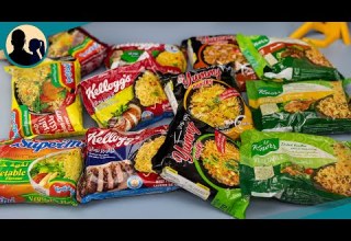 جربنا كل انواع الاندومي في مصر كيلوجز كنور يامي اندومي