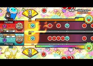  太鼓の達人ニジイロver 神竜 Shinryu 表裏ツイン全良 キャプチャ