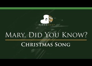 Mary Did You Know Christmas Song LOWER Key Piano Karaoke Instrumental