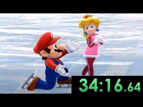 Let S Speedrun Mario Sonic At The Olympic Winter Games All Events Very Hard