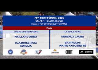  PPF TOUR FÉMININ 2026 Étape 4 BASTIA Finale MAILLARD Vs DERVAUX