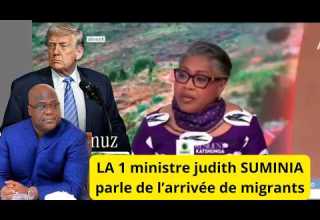 LA 1 PREMIERE MINISTRE JUDITH SUMINA PARLE DE L ARRIVEE DES MIGRANTS AMERICAINS