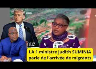 LA 1 PREMIERE MINISTRE JUDITH SUMINA PARLE DE L ARRIVEE DES MIGRANTS AMERICAINS