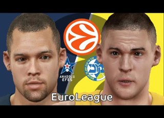 Anadolu Efes Istanbul Maccabi Tel Aviv NBA 2K14 EuroLeague Final 8 Full 2K Gameplay Montage