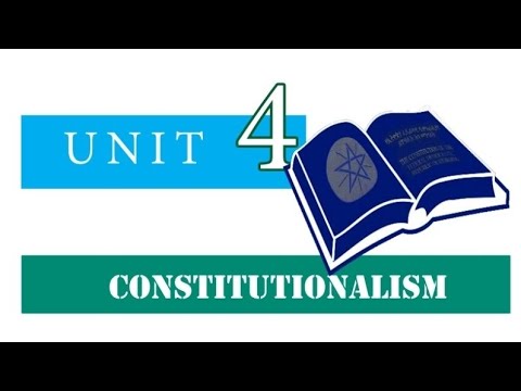 Grade 8 Citizenship Unit 4 Constitutionalism Part 1