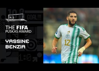 Yassine Benzia Algeria V South Africa FIFA Puskas Award 2024 Nominee
