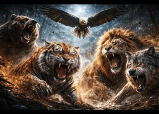  ANIMAL WAR Epic Animals Fight To Survive Cinematic Battle 8K