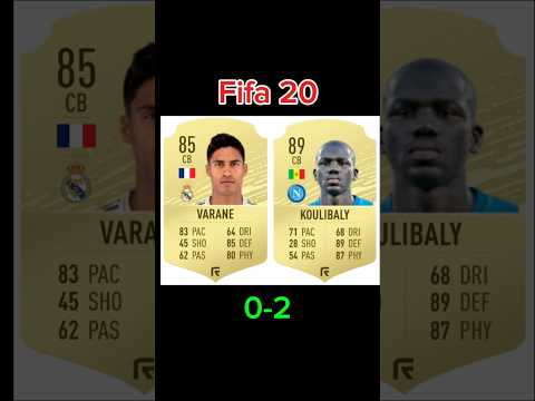 Raphael Varane VS Kalidou Koulibaly FIFA COMPARISON Varane Koulibaly Fifa Fifa23 Fypシ Viral
