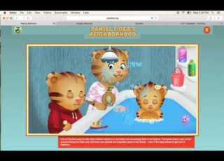  Daniel Tiger Bathtime