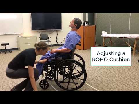 Adjusting A ROHO Cushion