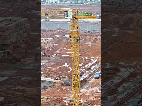 Installation Process Of Tower Crane Base Good Tools And Machinery Make Work Easy