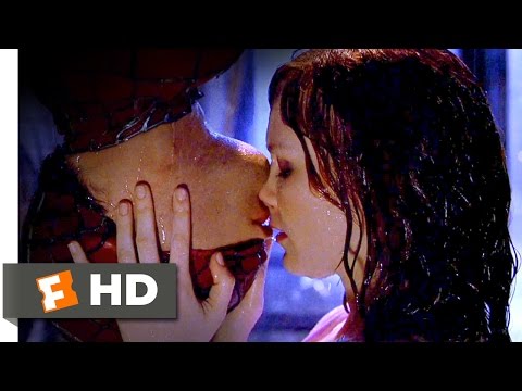 Spider Man Movie 2002 Upside Down Kiss Scene 6 10 Movieclips