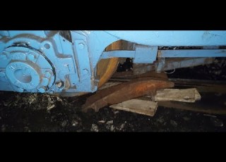  Derailed Locomotive And A Broken Rail